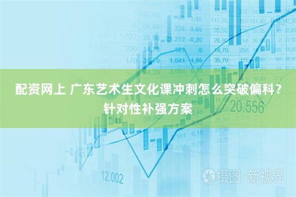 配资网上 广东艺术生文化课冲刺怎么突破偏科？针对性补强方案